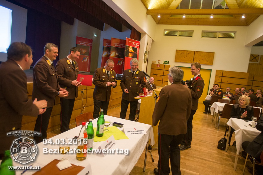 Bezirksfeuerwehrtag mit Wahlen in Schönau a.d.Triesting