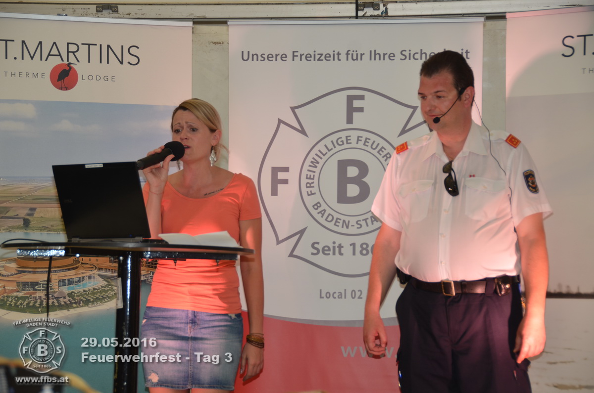 Feuerwehrfest Freiwillige Feuerwehr Baden-Stadt - 29.05.2016