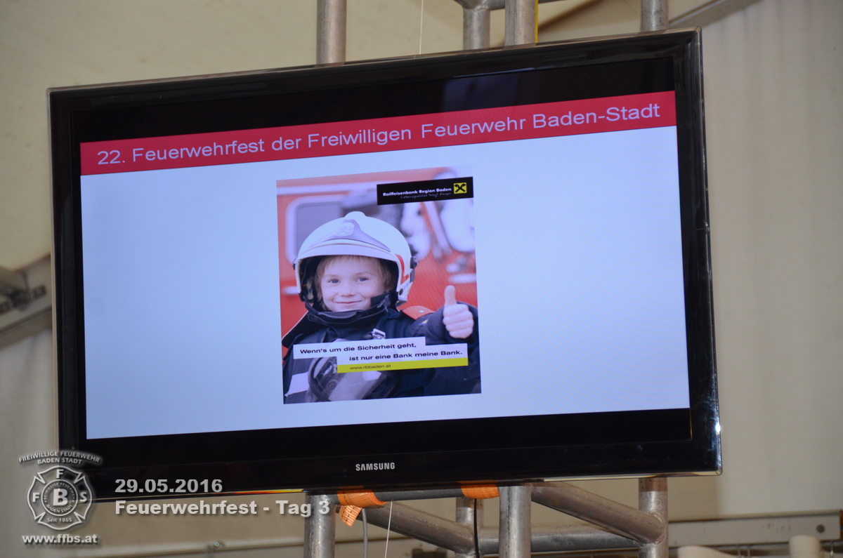 Feuerwehrfest Freiwillige Feuerwehr Baden-Stadt - 29.05.2016