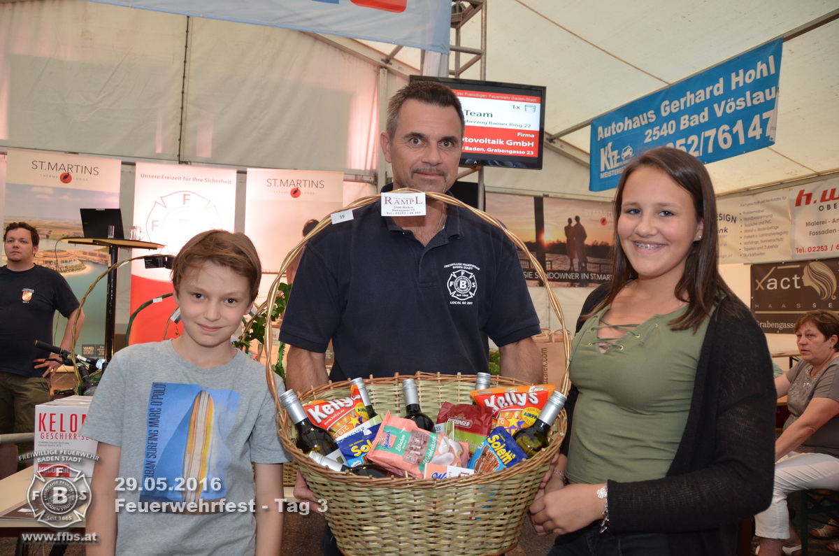 Feuerwehrfest Freiwillige Feuerwehr Baden-Stadt - 29.05.2016