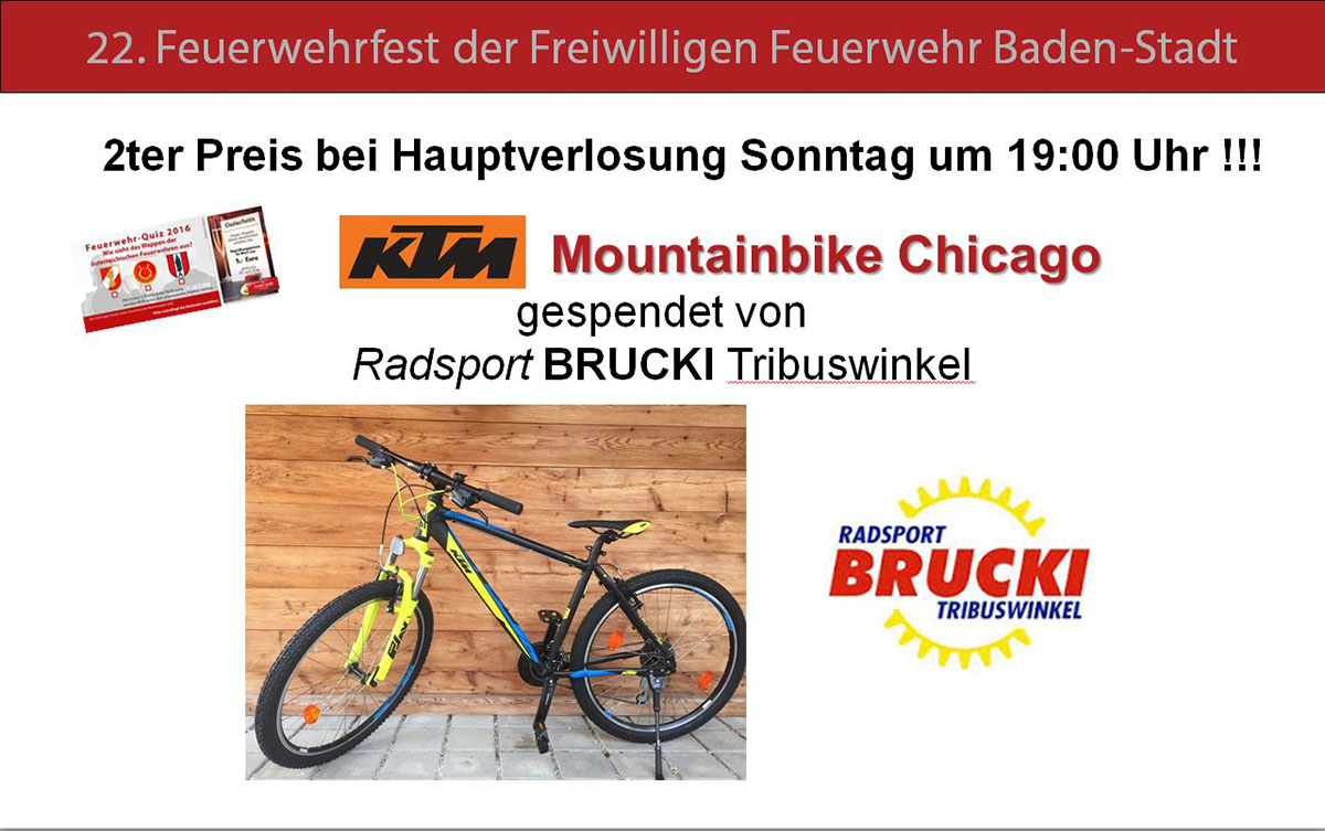 Feuerwehrfest Freiwillige Feuerwehr Baden-Stadt - 29.05.2016