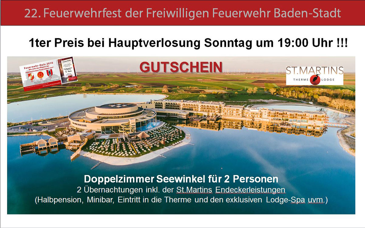 Feuerwehrfest Freiwillige Feuerwehr Baden-Stadt - 29.05.2016