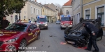 20170312 Verkehrsunfall in Baden  Foto: Roman van de Castell / Freiwillige Feuerwehr Baden-Stadt