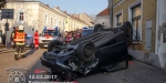 20170312 Verkehrsunfall in Baden  Foto: Freiwillige Feuerwehr Baden-Stadt