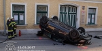 20170312 Verkehrsunfall in Baden  Foto: Freiwillige Feuerwehr Baden-Stadt