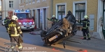20170312 Verkehrsunfall in Baden  Foto: Fritz Beichbuchner / Freiwillige Feuerwehr Baden-Stadt