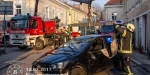 20170312 Verkehrsunfall in Baden  Foto: Fritz Beichbuchner / Freiwillige Feuerwehr Baden-Stadt