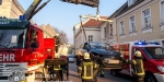 20170312 Verkehrsunfall in Baden  Foto: Fritz Beichbuchner / Freiwillige Feuerwehr Baden-Stadt