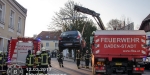 20170312 Verkehrsunfall in Baden  Foto: Fritz Beichbuchner / Freiwillige Feuerwehr Baden-Stadt