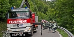 20170726 Verkehrsunfall LB210 Helenental Baden-Sattelbach  Foto: FF Baden-Stadt Michael Nositzka