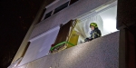 2017_11_04 - Verdacht auf Zimmerbrand nach Explosion in Wohnung in einer Wohnhausanlage in Baden - Foto: Stefan Schneider FF Baden-Stadt / www.ffbs.at