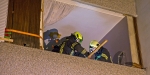 2017_11_04 - Verdacht auf Zimmerbrand nach Explosion in Wohnung in einer Wohnhausanlage in Baden - Foto: Stefan Schneider FF Baden-Stadt / www.ffbs.at