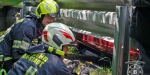 20180604 Verkehrsunfall mit Personenrettung auf der LB210 im Helenental Foto: Roman Van de Castell FF Baden-Stadt
