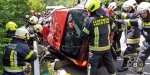 20180604 Verkehrsunfall mit Personenrettung auf der LB210 im Helenental Foto: Stefan Schneider FF Baden-Stadt