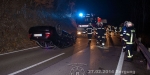 2014-02-28 Fahrzeugbergung - Pkw lag nach Unfall am Dach