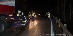 2014-02-28 Fahrzeugbergung - Pkw lag nach Unfall am Dach