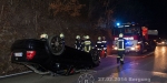 2014-02-28 Fahrzeugbergung - Pkw lag nach Unfall am Dach