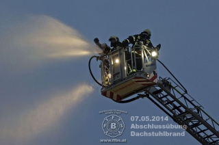 07.05.2014 - Abschlussübung Dachstuhlbrand