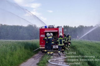 08.05.2014 - Löschwasserförderung über längere Strecken mit FF Siegenfeld