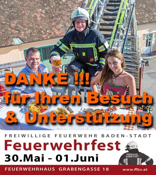 FEUERWEHRFEST - Baden-Stadt - 30.05. bis 01.06.2014