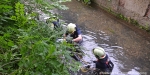 25.06.2014 - Einsatztraining Personenrettung aus dem Mühlbach - Freiw. Feuerwehr Baden-Stadt