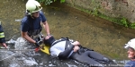 25.06.2014 - Einsatztraining Personenrettung aus dem Mühlbach - Freiw. Feuerwehr Baden-Stadt