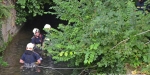 25.06.2014 - Einsatztraining Personenrettung aus dem Mühlbach - Freiw. Feuerwehr Baden-Stadt