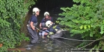 25.06.2014 - Einsatztraining Personenrettung aus dem Mühlbach - Freiw. Feuerwehr Baden-Stadt