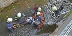 25.06.2014 - Einsatztraining Personenrettung aus dem Mühlbach - Freiw. Feuerwehr Baden-Stadt