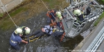 25.06.2014 - Einsatztraining Personenrettung aus dem Mühlbach - Freiw. Feuerwehr Baden-Stadt