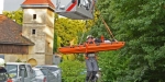 25.06.2014 - Einsatztraining Personenrettung aus dem Mühlbach - Freiw. Feuerwehr Baden-Stadt