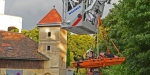 25.06.2014 - Einsatztraining Personenrettung aus dem Mühlbach - Freiw. Feuerwehr Baden-Stadt