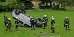 22.08.2014 - Fahrzeugbergung nach Überschlag B210