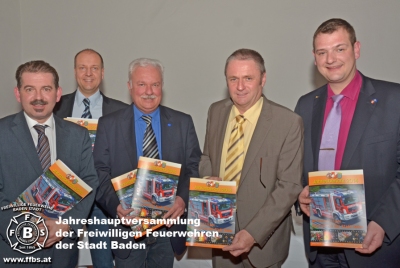 Jahreshauptversammlung der Freiwilligen Feuerwehren der Stadt Baden - 21.02.2015 - Schlosshotel Weikersdorf