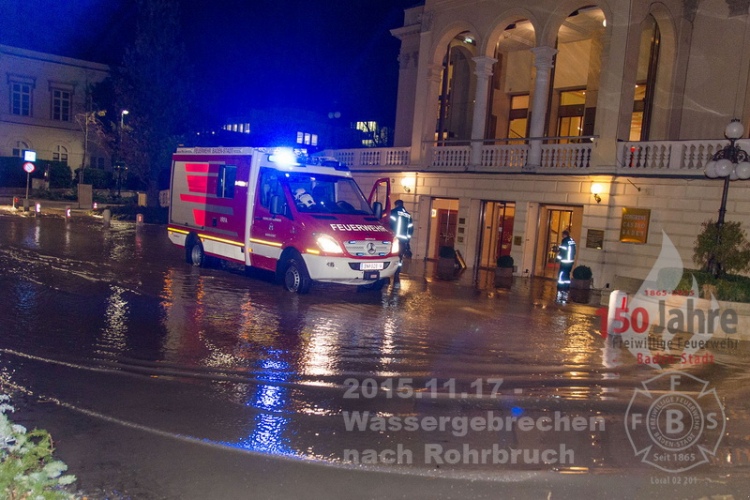 2015.11.18 - Wassergebrechen nach Rohrbruch