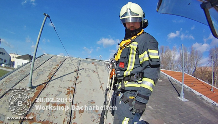 2016.02.20 - Workshop Dacharbeiten - Freiwillige Feuerwehr Baden-Stadt - www.ffbs.at