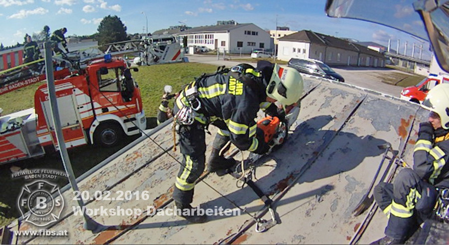 2016.02.20 - Workshop Dacharbeiten - Freiwillige Feuerwehr Baden-Stadt - www.ffbs.at