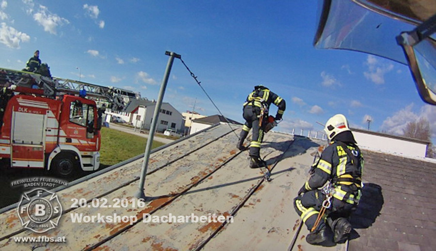 2016.02.20 - Workshop Dacharbeiten - Freiwillige Feuerwehr Baden-Stadt - www.ffbs.at