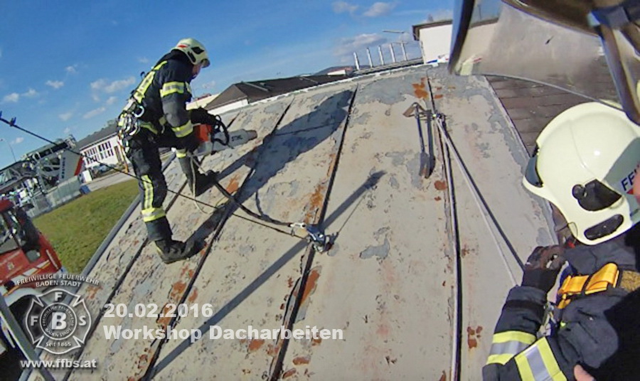 2016.02.20 - Workshop Dacharbeiten - Freiwillige Feuerwehr Baden-Stadt - www.ffbs.at