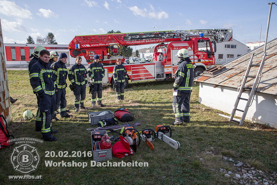 2016.02.20 - Workshop Dacharbeiten - Freiwillige Feuerwehr Baden-Stadt - www.ffbs.at