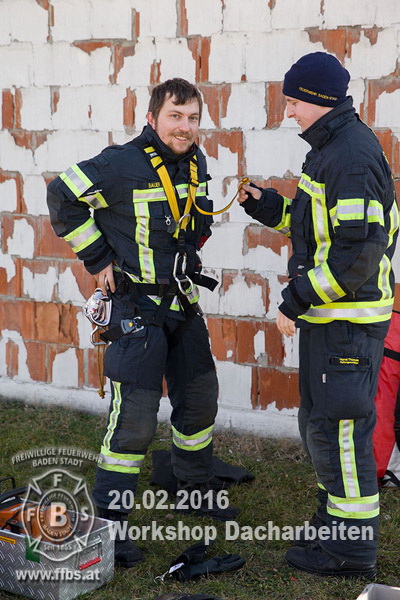2016.02.20 - Workshop Dacharbeiten - Freiwillige Feuerwehr Baden-Stadt - www.ffbs.at