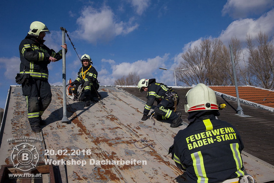 2016.02.20 - Workshop Dacharbeiten - Freiwillige Feuerwehr Baden-Stadt - www.ffbs.at