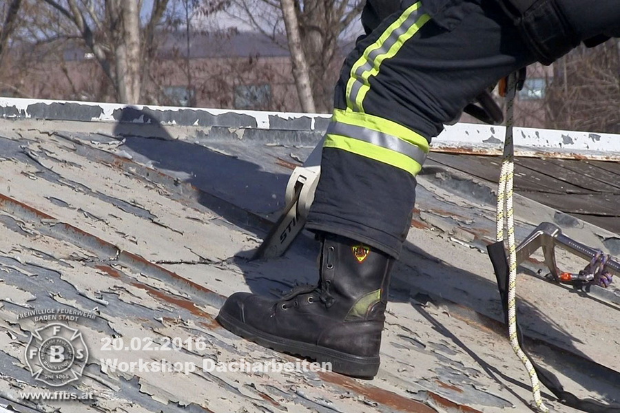 2016.02.20 - Workshop Dacharbeiten - Freiwillige Feuerwehr Baden-Stadt - www.ffbs.at