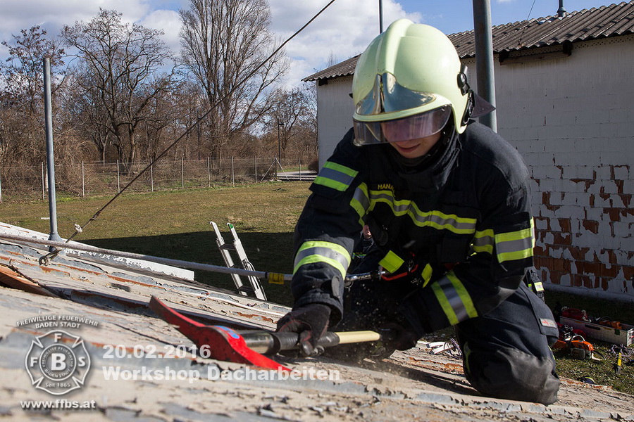 2016.02.20 - Workshop Dacharbeiten - Freiwillige Feuerwehr Baden-Stadt - www.ffbs.at