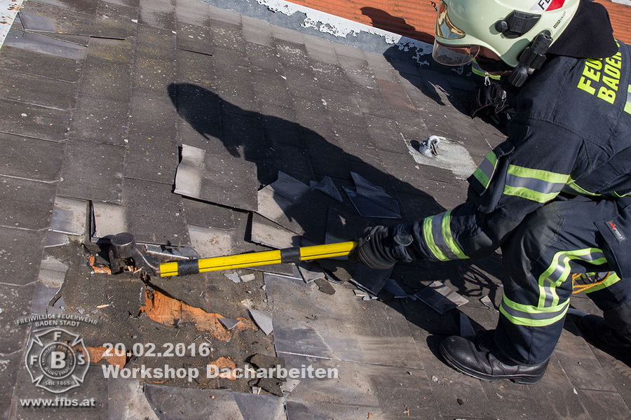 2016.02.20 - Workshop Dacharbeiten - Freiwillige Feuerwehr Baden-Stadt - www.ffbs.at