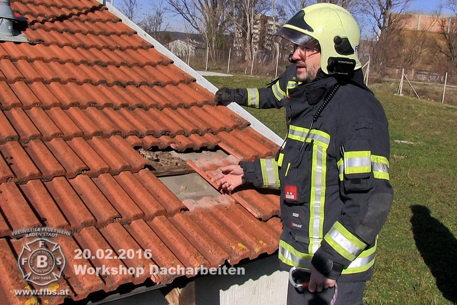 2016.02.20 - Workshop Dacharbeiten - Freiwillige Feuerwehr Baden-Stadt - www.ffbs.at