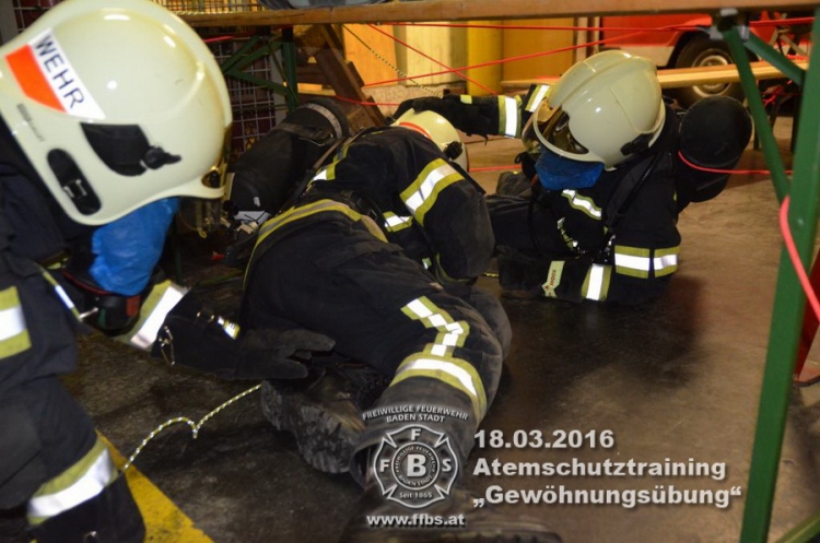 2016-03-20 - Atemschutztraining Gewöhnungsübung