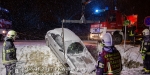 20170108 Verkehrsunfall Pfaffstättnerstr. in Baden  Foto: FF Baden-Stadt / Roman Van de Castell