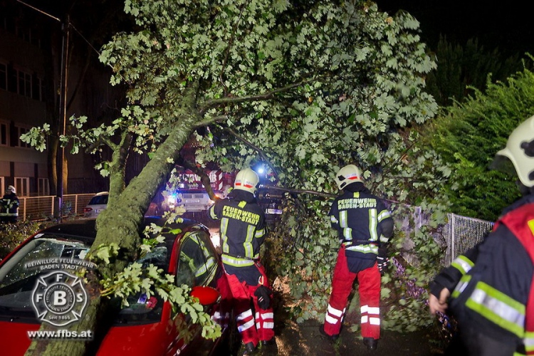 2017-08-10 - Impressionen Unwettereinsätze - Freiw. Feuerwehr Baden-Stadt - www.ffbs.at