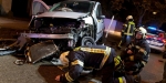 20171106 Verkehrsunfall Dammgasse x Rudolf Zöllnerstr. Baden Foto: Stefan Schneider FF Baden-Stadt